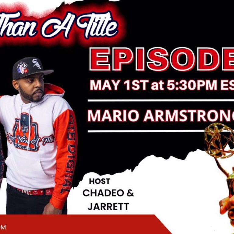 From B-More To The Big Stage With Mario Armstrong